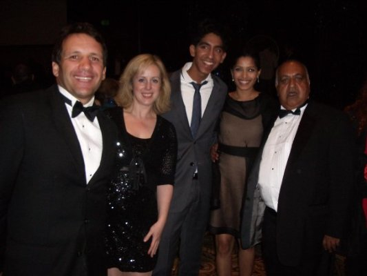 JC Mac, Helen Grace, Dev Patel, Freida Pinto, Barber Ali Britannia awards BAFTA/LA 2009