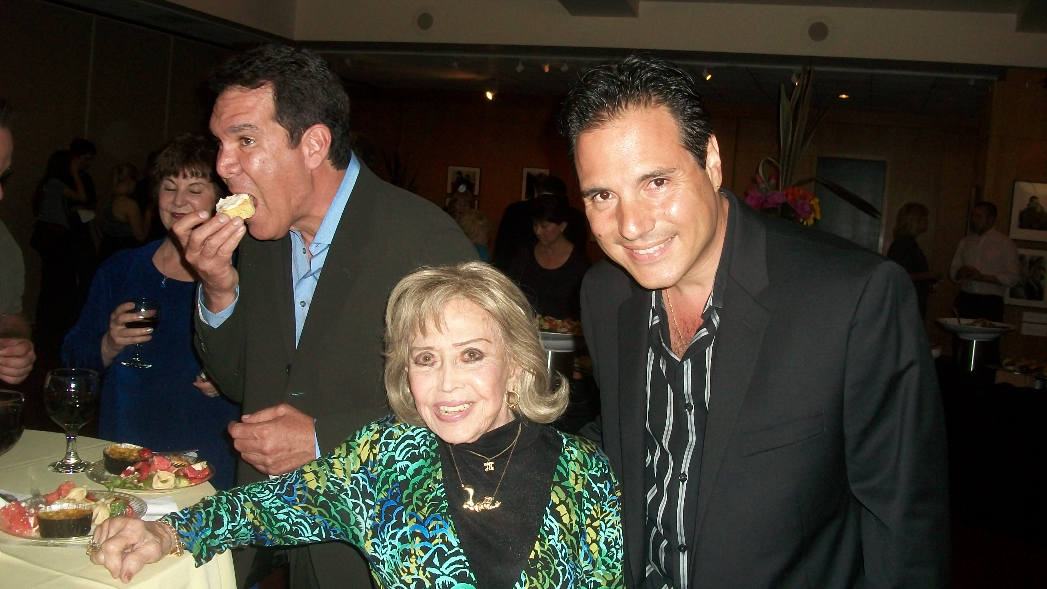 Peter Deneff and June Foray