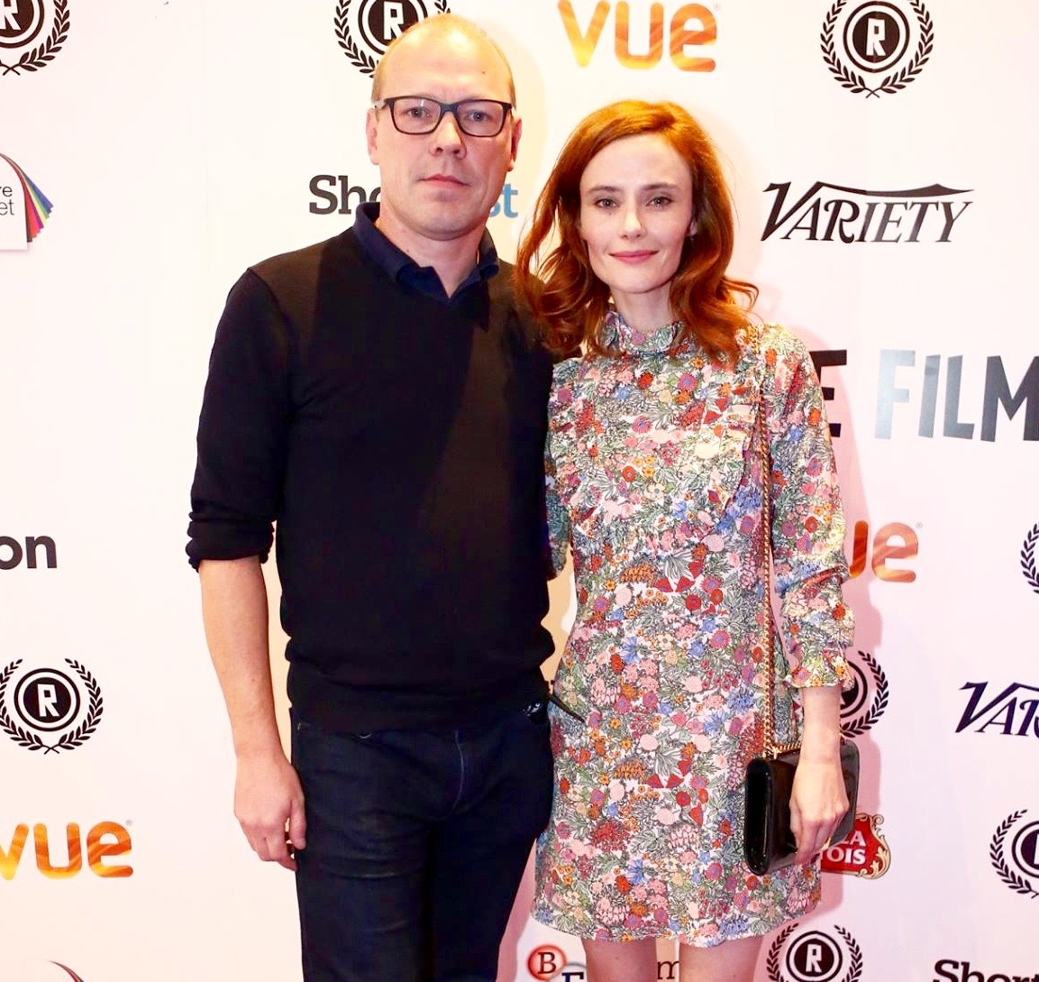 Director Martin Stitt and Actress Rebecca Calder attend the premiere of nominated RFF feature 