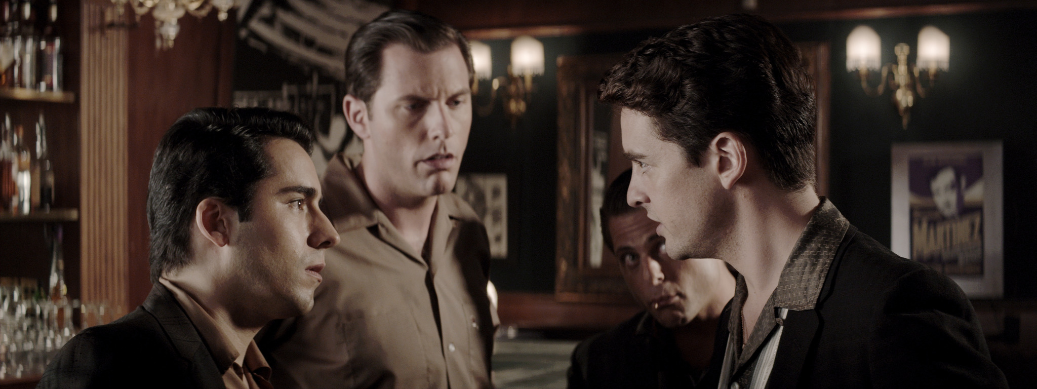 Still of John Lloyd Young, Vincent Piazza and Michael Lomenda in Ketveriuke is Dzersio (2014)
