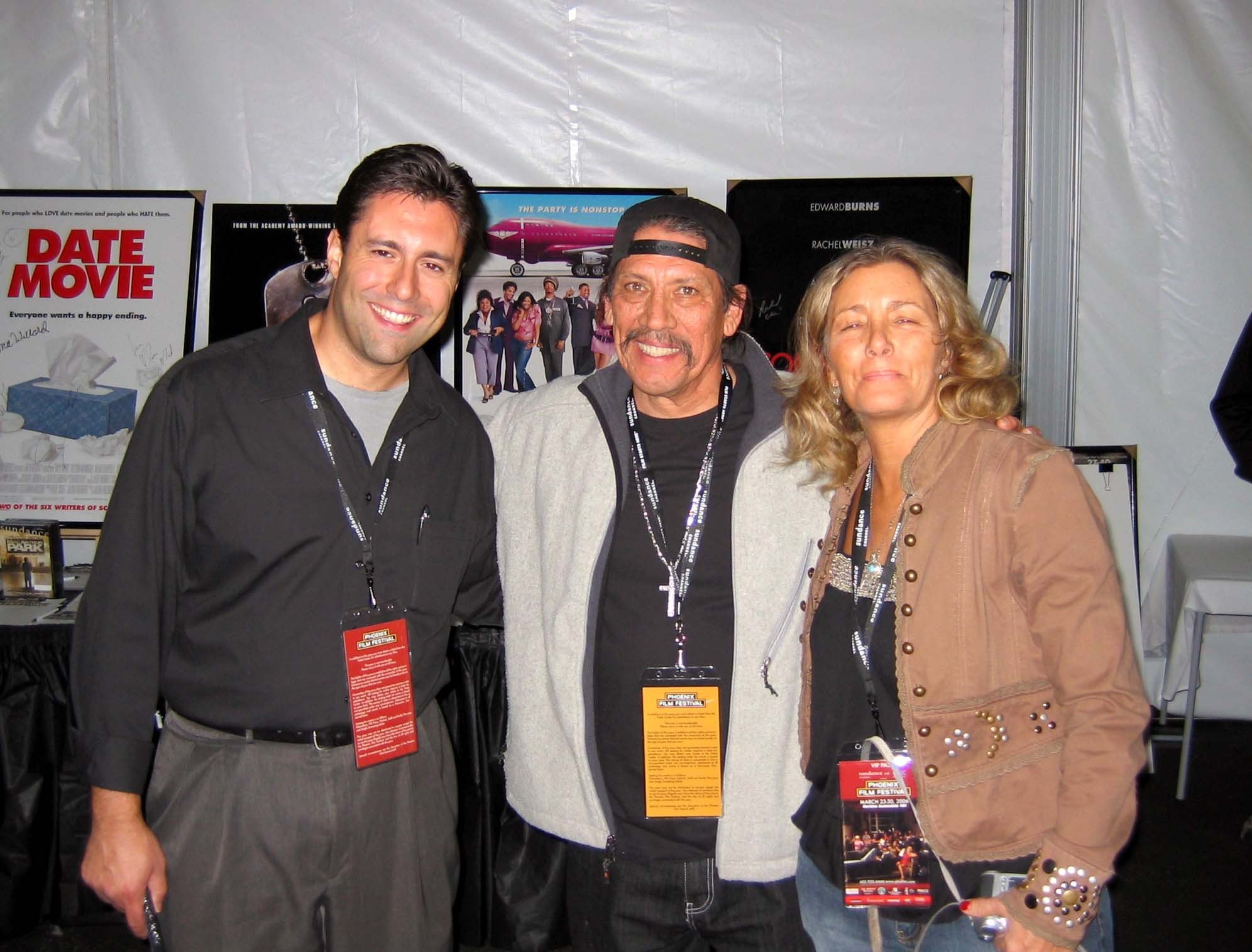 Jenny Pond, Danny Trejo & Paul deNigris at the 2006 Phoenix Film Festival.