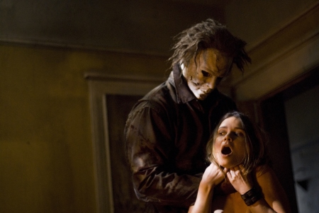 Still of Tyler Mane and Kristina Klebe in Halloween (2007)