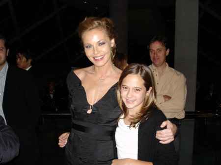 Connie Nielsen and Madison Mueller at the 