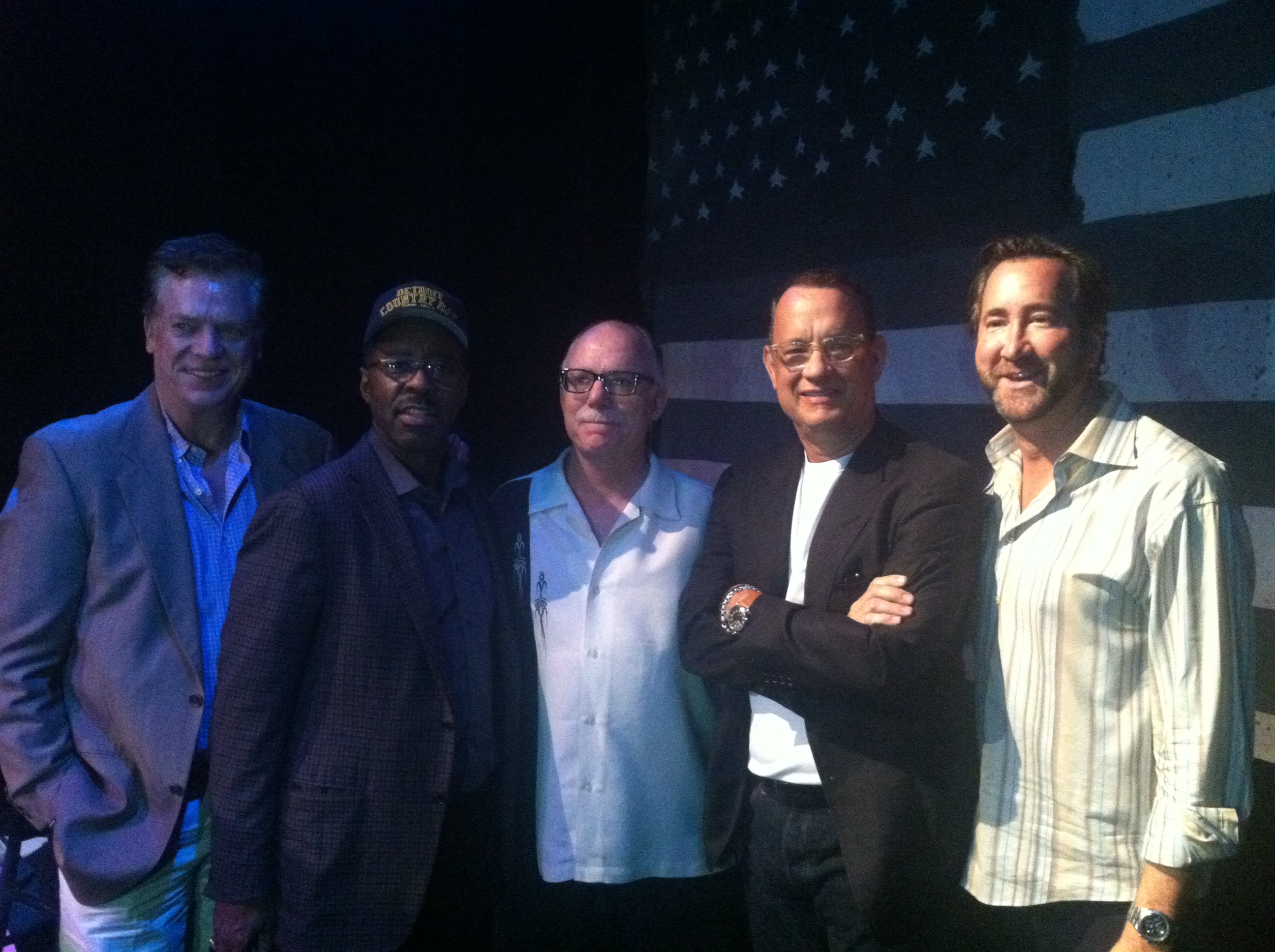 Tom Hanks, Courtney B. Vance, Chris McDonald, Bryan Rasmussen Whitefire Theatre in Sherman Oaks