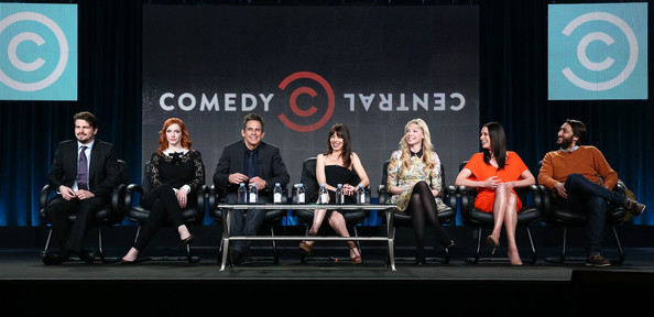 Another Period TCA panel 2015 Jason Ritter, Christina Hendricks, Ben Stiller, Natasha Leggero, Riki Lindhome, Paget Brewster, Jeremy Konner