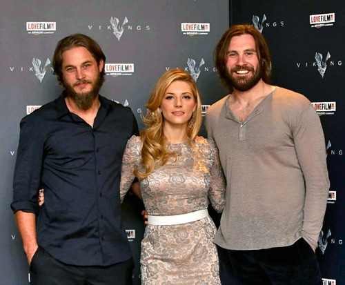 Travis Fimmel, Katheryn Winnick, Clive Standen