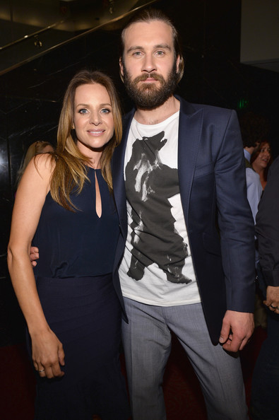 Clive Standen and Jessalyn Gilsig attend Vikings 'for your consideration' Emmy pannel 2013