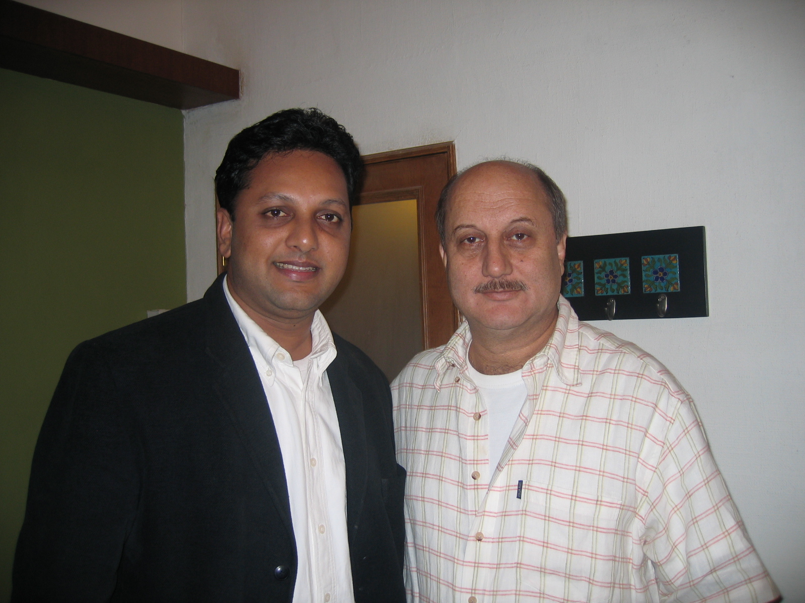 With actor Anupam Kher