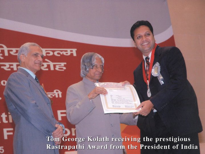 Receiving National Award of India from the President of India.