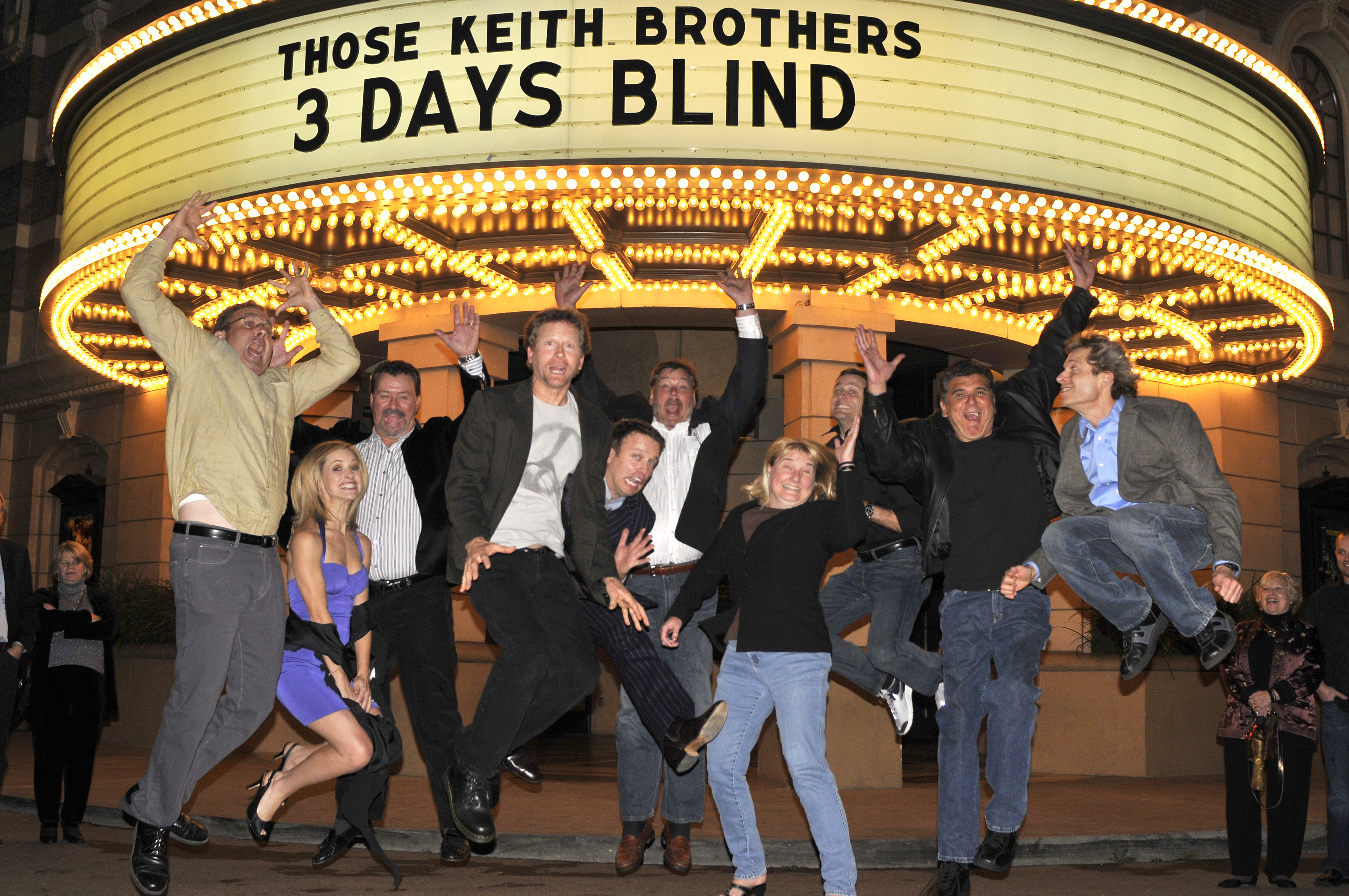 Producers and Cast of 3 Days Blind. Warner Brothers, 2009.