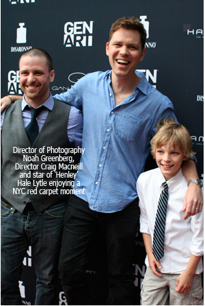 Director Craig Macneill, Director of Photography Noah Greenberg, and actor Hale Lytle at the 2011 Gen Art Film Festival premiere of Henley