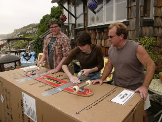 Andy Hedden, Austin Basis and James Immekus in Boxboarders! (2007)