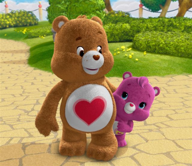 DAvid plays a soft charcterstoo! Watch Care Bears! On the HUB. David is Tenderheart!