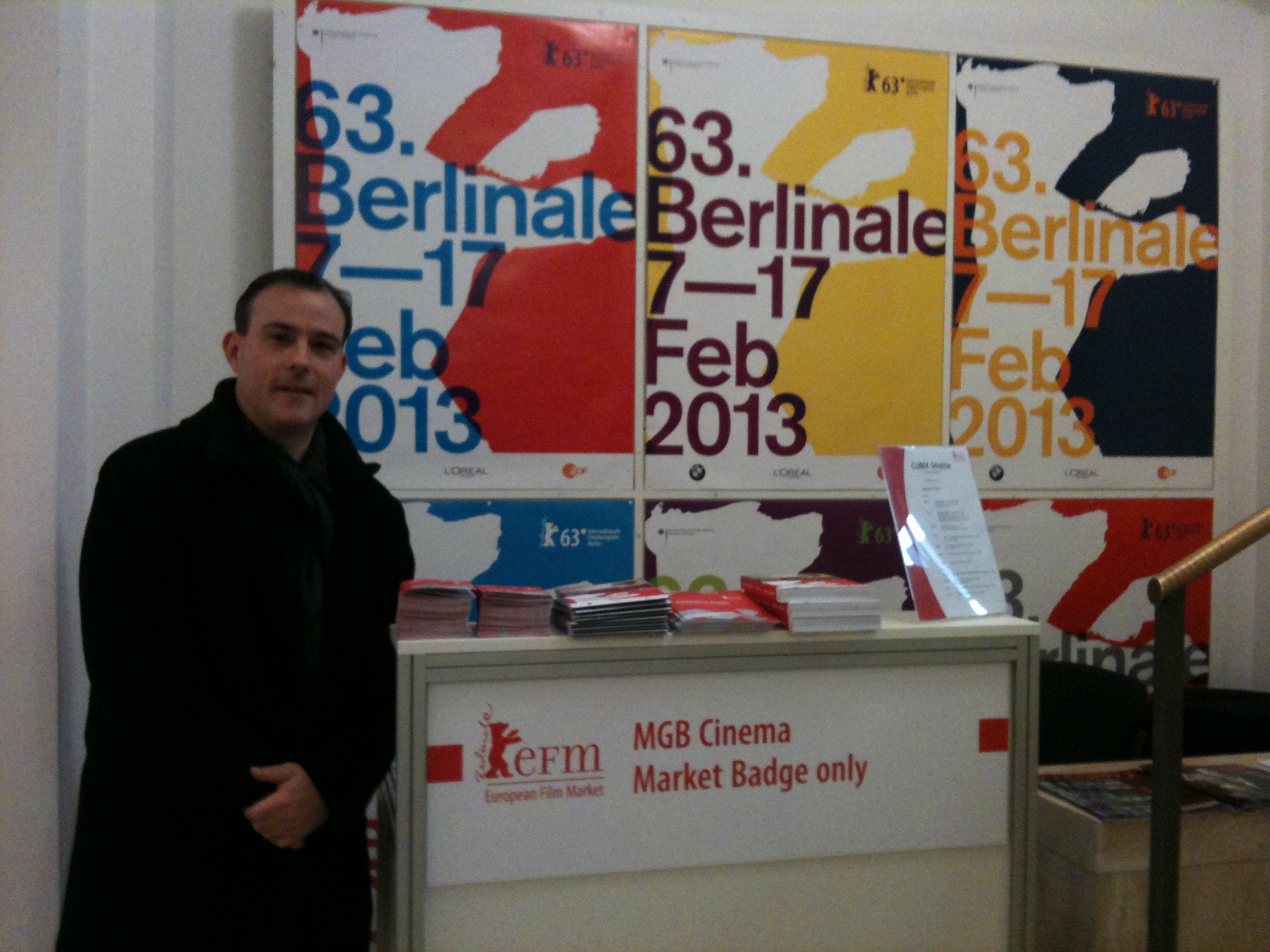 Writer/producer DW Gordon at the Berlinale 2013.