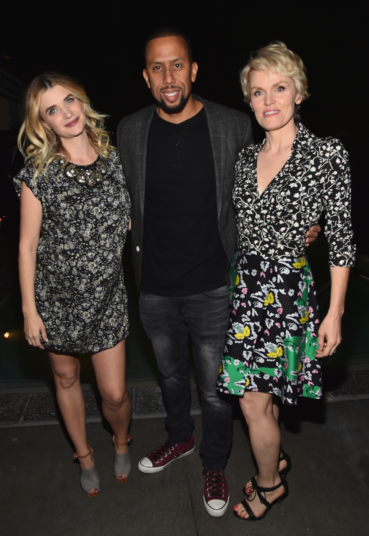 Stephnie Weir, Affion Crockett and Megan Ferguson at event of The Comedians (2015)