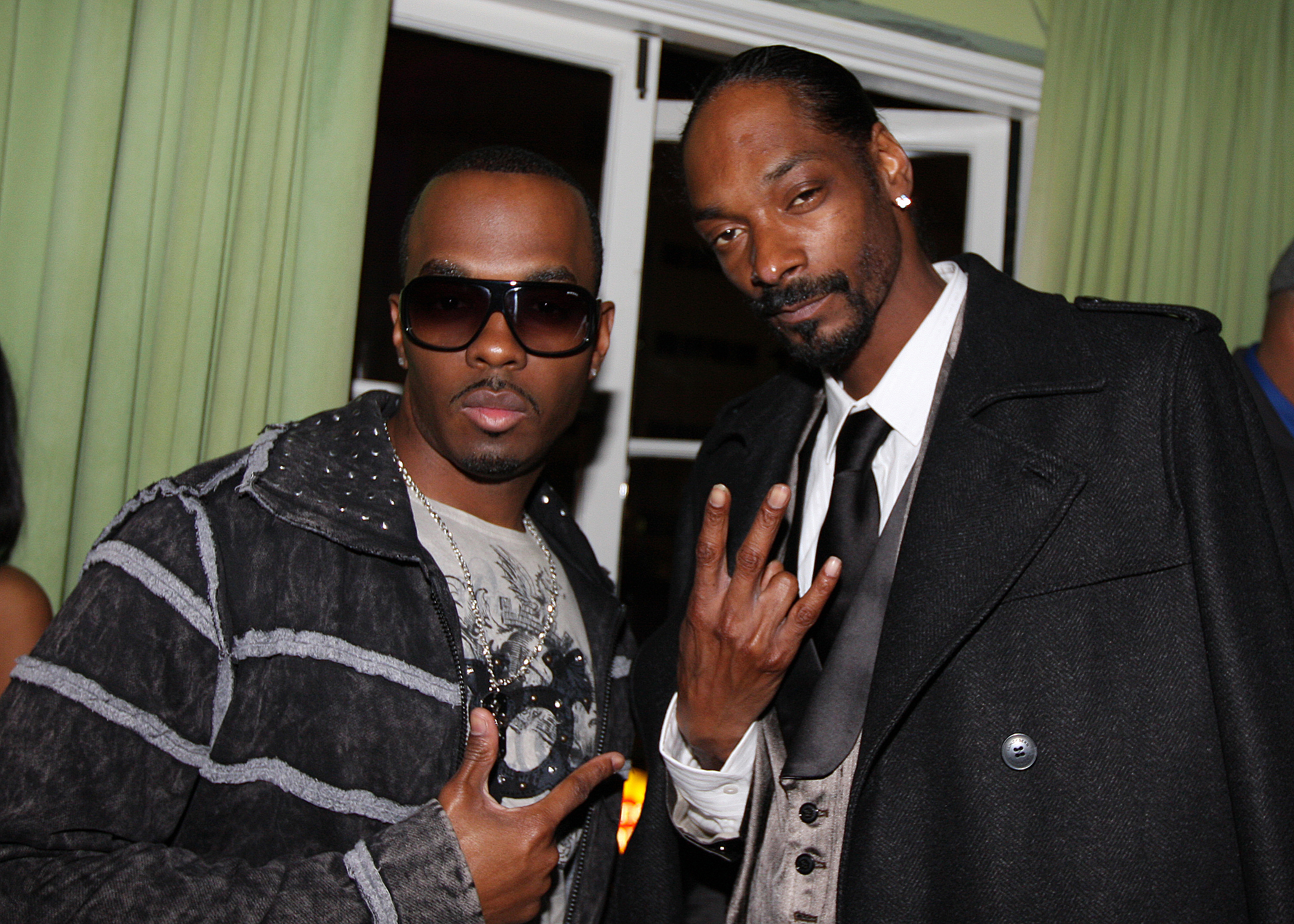 Marques T. Owens with Snoop Dogg at exclusive afterparty event
