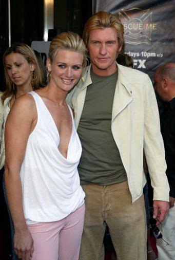 Susan A. Ashton and Denis Leary at the premier of the 