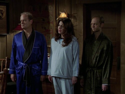 Still of Kelsey Grammer, David Hyde Pierce and Jane Leeves in Frasier (1993)