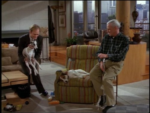 Still of David Hyde Pierce and John Mahoney in Frasier (1993)