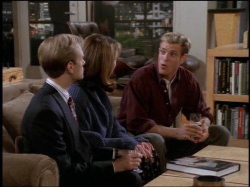 Still of David Hyde Pierce, Jane Leeves and Scott Atkinson in Frasier (1993)