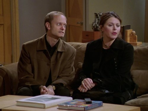 Still of David Hyde Pierce and Jane Leeves in Frasier (1993)