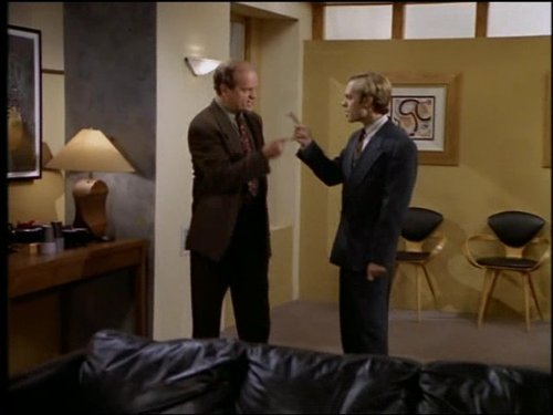 Still of Kelsey Grammer and David Hyde Pierce in Frasier (1993)