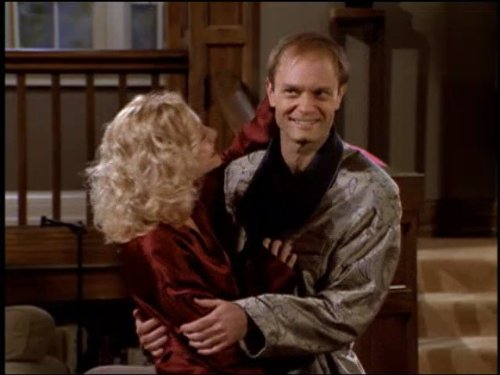 Still of David Hyde Pierce and Jessica Cauffiel in Frasier (1993)