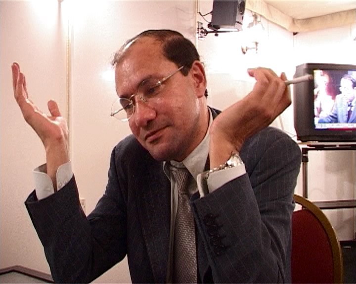 Still of Samir Khader in Control Room (2004)