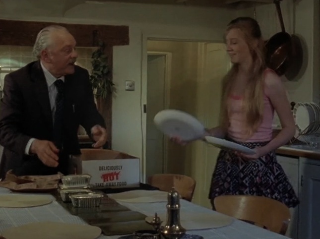 'Touch of Frost' ITV - Poppy Lee Friar with Sir David Jason