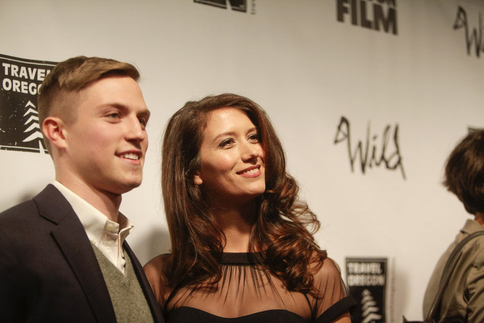 Will Cuddy and Orianna Herrman at the Portland red carpet premiere of Wild.