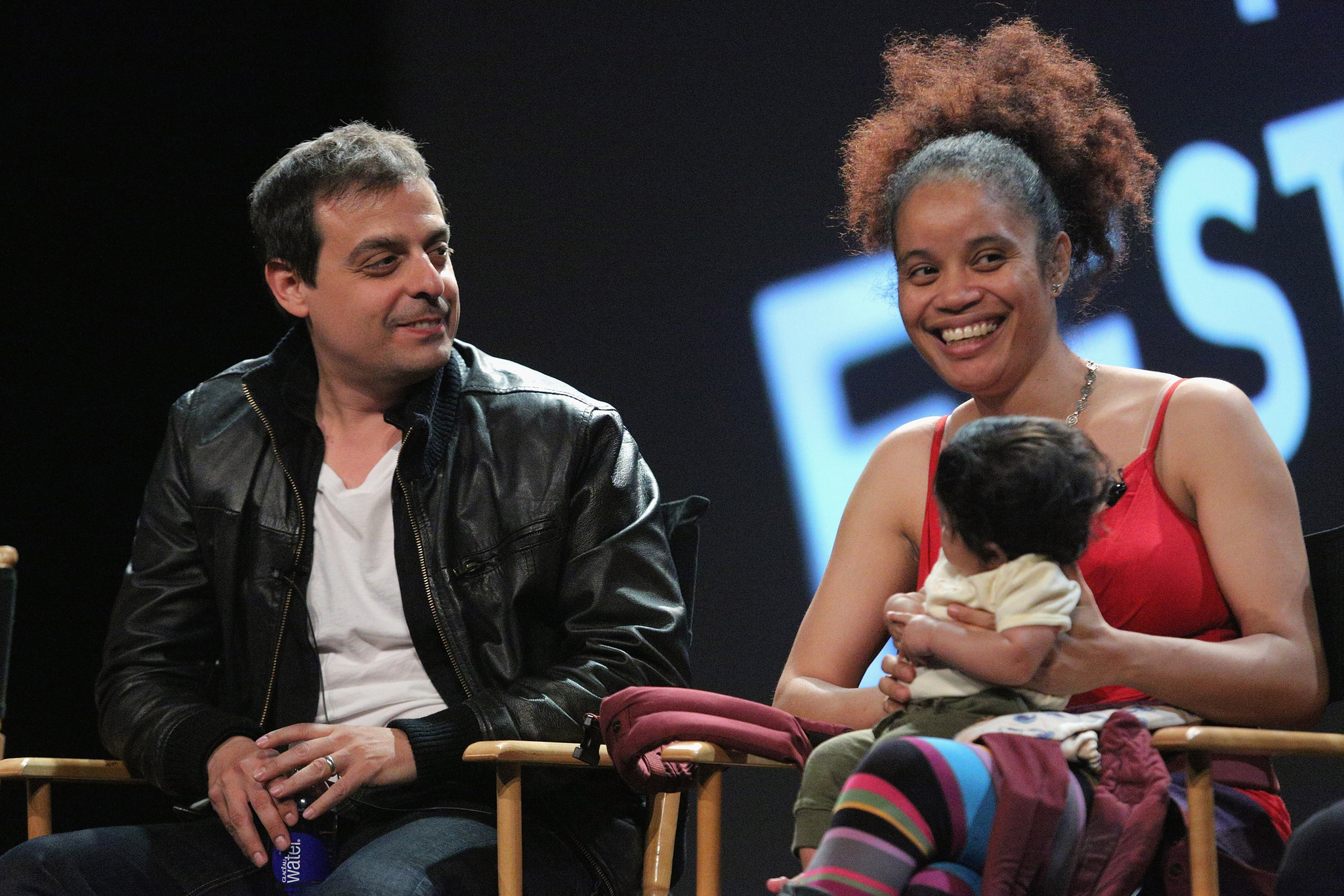 Staceyann Chin and Antonino D'Ambrosio at event of Let Fury Have the Hour (2012)