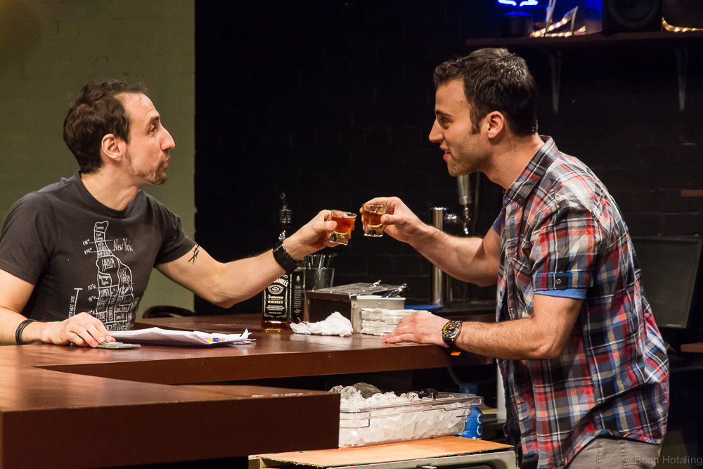 Neil Holland (R) in the role of Ray and Don DiPaolo (L) in the role of Ed in Julian Sheppard's 