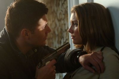 Jensen Ackles and Lauren Cohan in Supernatural (2005)