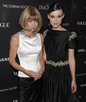 Keira Knightley and Anna Wintour at event of The Duchess (2008)