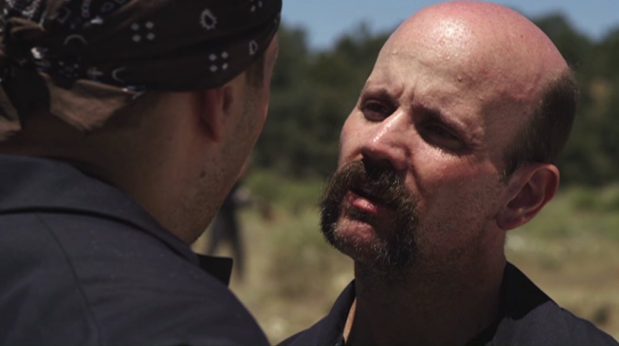 Jack Harding in a scene from CHAINED