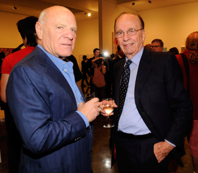 Rupert Murdoch and Barry Diller