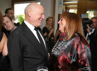 Penny Marshall and Barry Diller