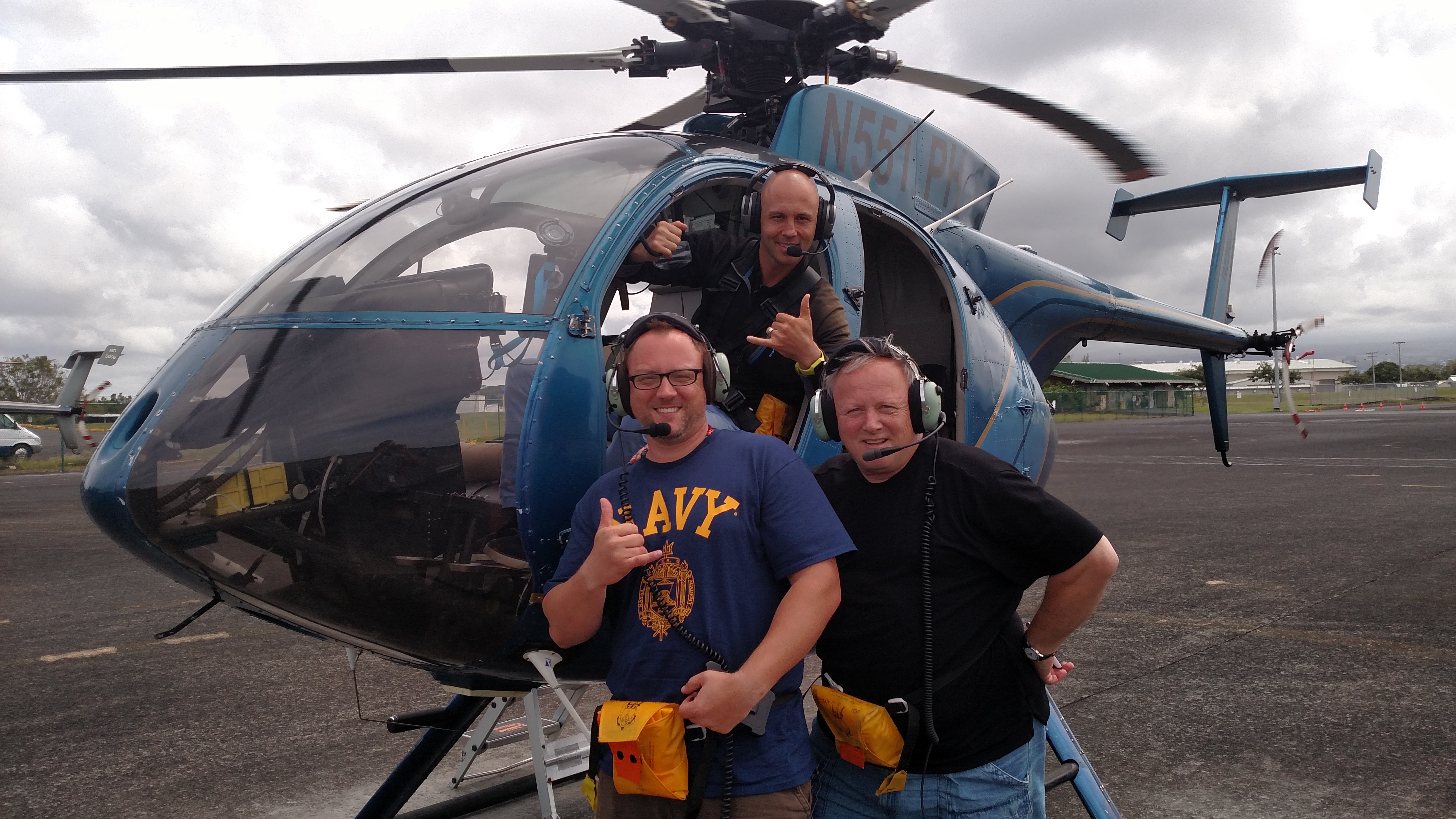 Bill Ehrin; Paradise Helicopter Tours; Hilo, Hawaii