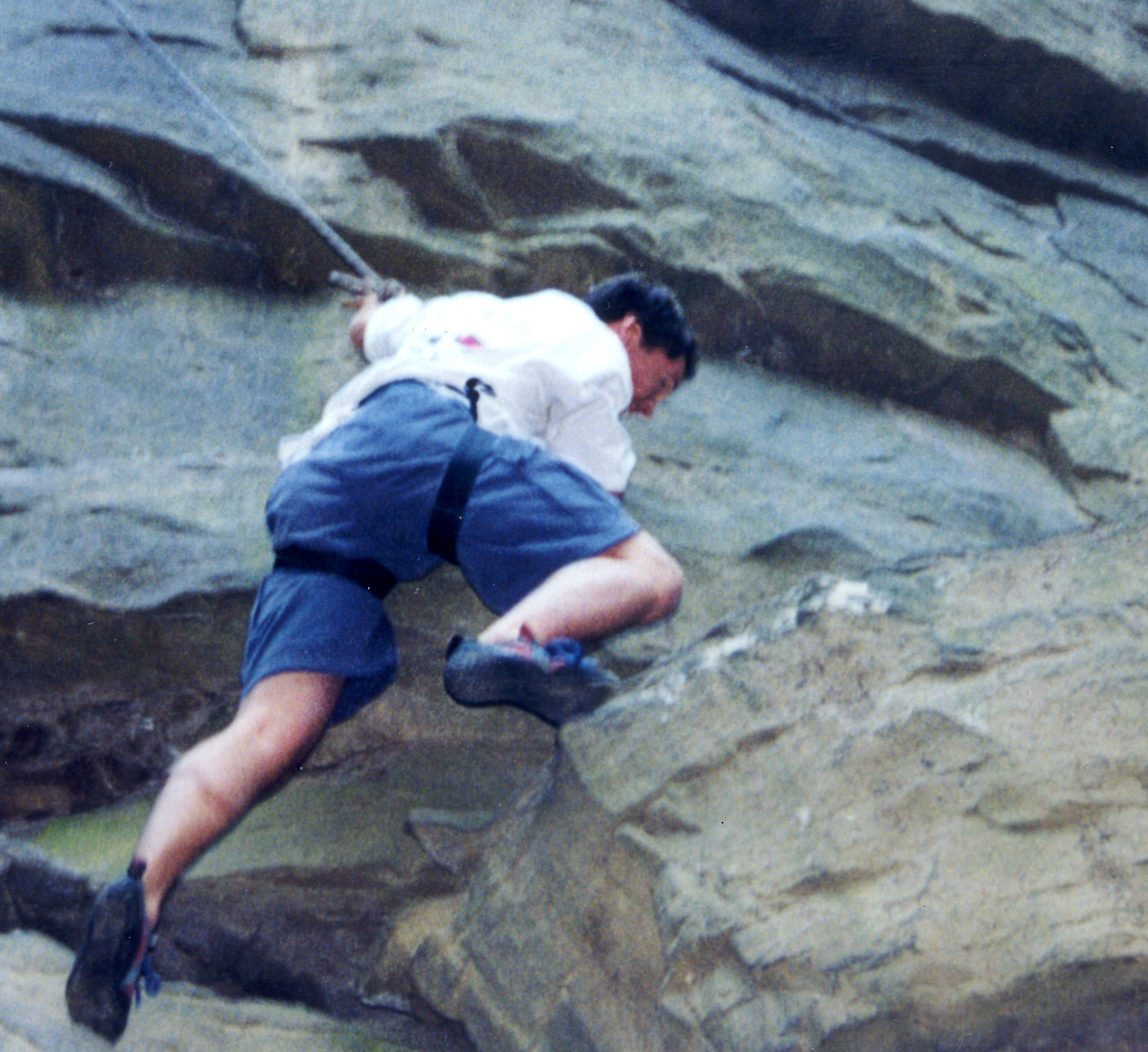 McConnells Mills, PA ,rock climbing; Bill Ehrin