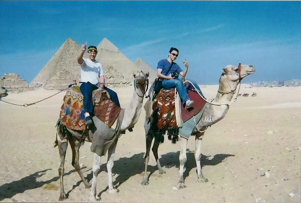 Bill Ehrin touring Egypt