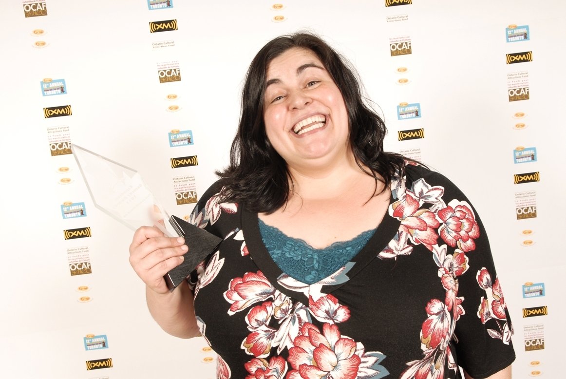 Deb DiGiovanni on the 12th Annual Canadian Comedy Awards Red Carpet.