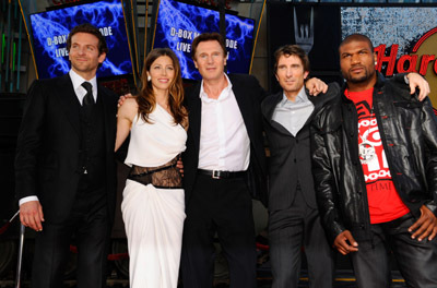 Liam Neeson, Jessica Biel, Bradley Cooper, Sharlto Copley and Quinton 'Rampage' Jackson