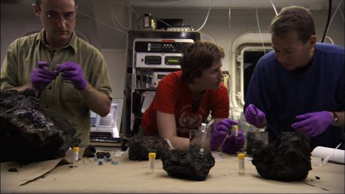 (L-R) Kevin Peter Hand (Planetary Scientist, Stanford University/SETI Institute), Dr. Kelly Snook (Planetary Scientist - NASA), Dr. Tori Hoehler (Astrobiologist - NASA Ames Research Center)