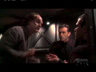 Engineer Alex with Hydrogen Burns. Star Trek Enterprise, 2002 Episode #113 