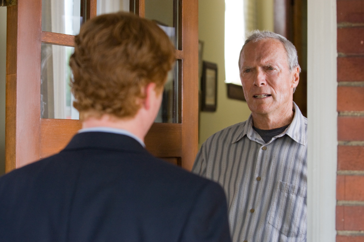 Still of Clint Eastwood and Christopher Carley in Gran Torino (2008)