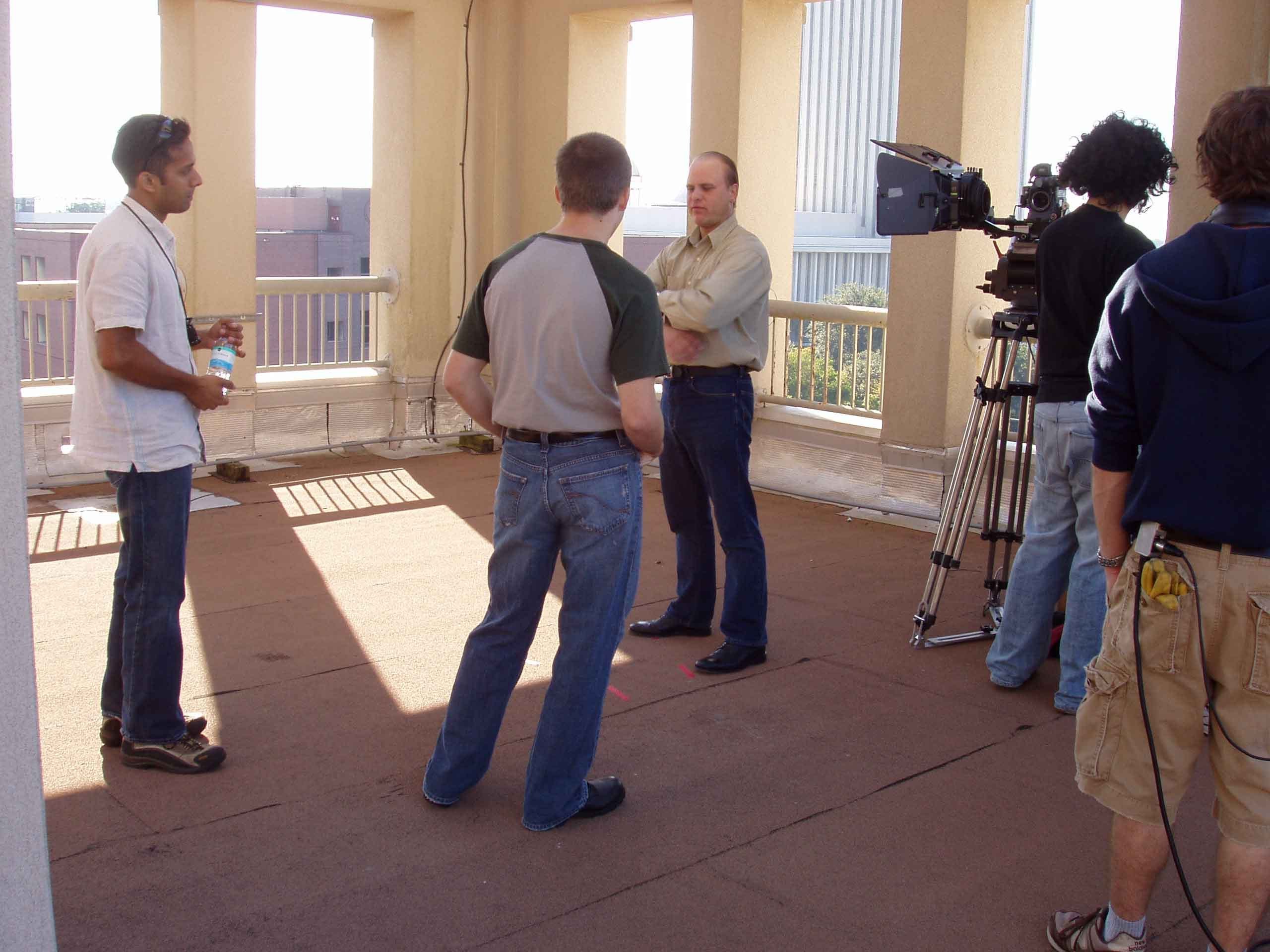 Dennis W. Hall as the sniper and Ben Adams as the protege in 