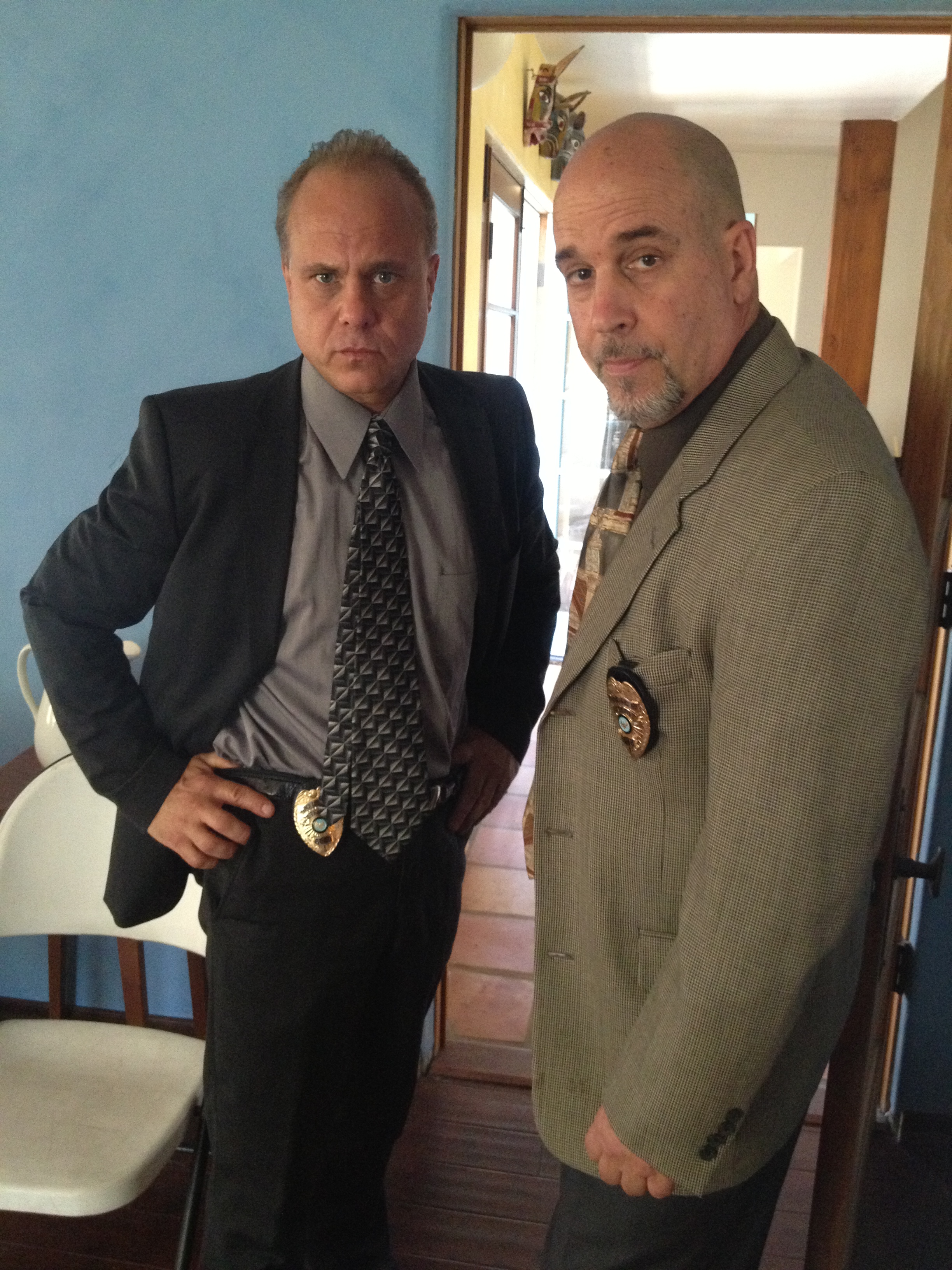 Dennis W. Hall & Robert Dominick Jones as Detectives on the Independent Discovery Network.