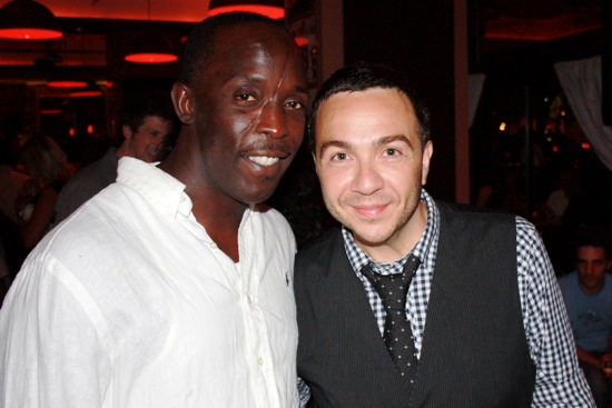 Actors Michael K. Williams & Rich Pecci attend the after party for the premiere of Life During Wartime.