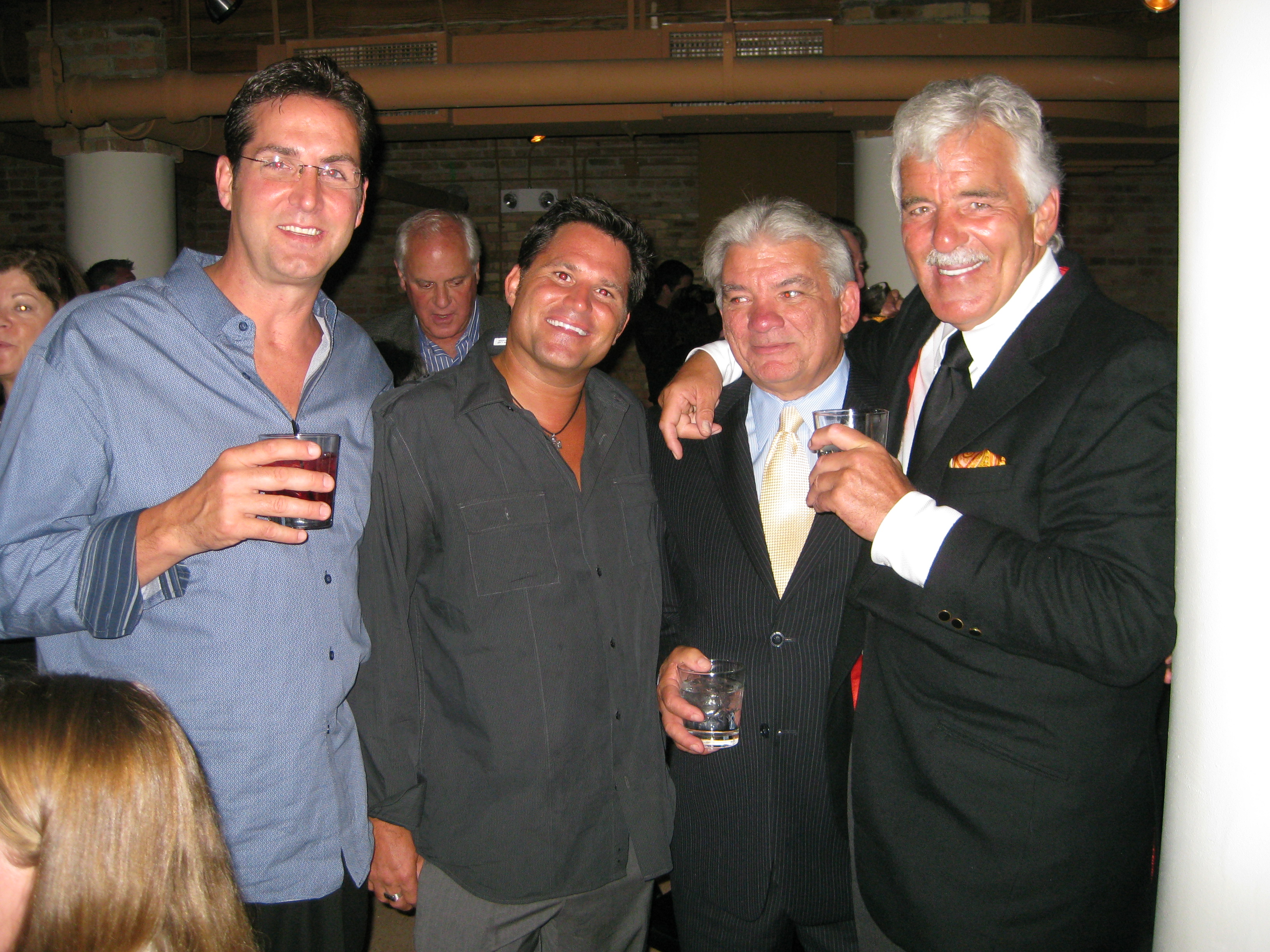 DENNIS FARINA AND I WITH KEN & NICK