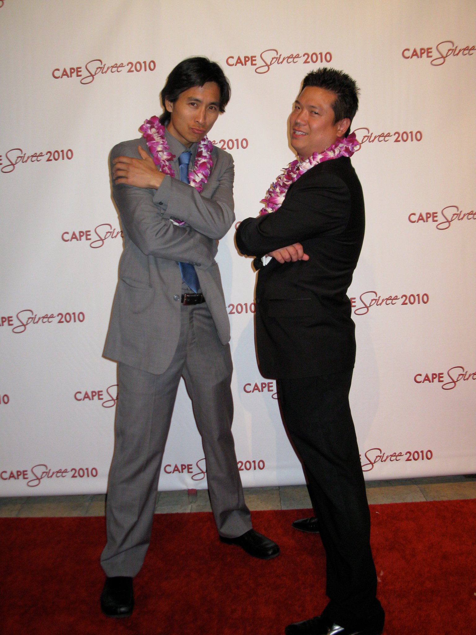 Writer/Producer Mark Niu and Actor/Producer Roy Vongtama of Juche Rules at the Cape Soiree